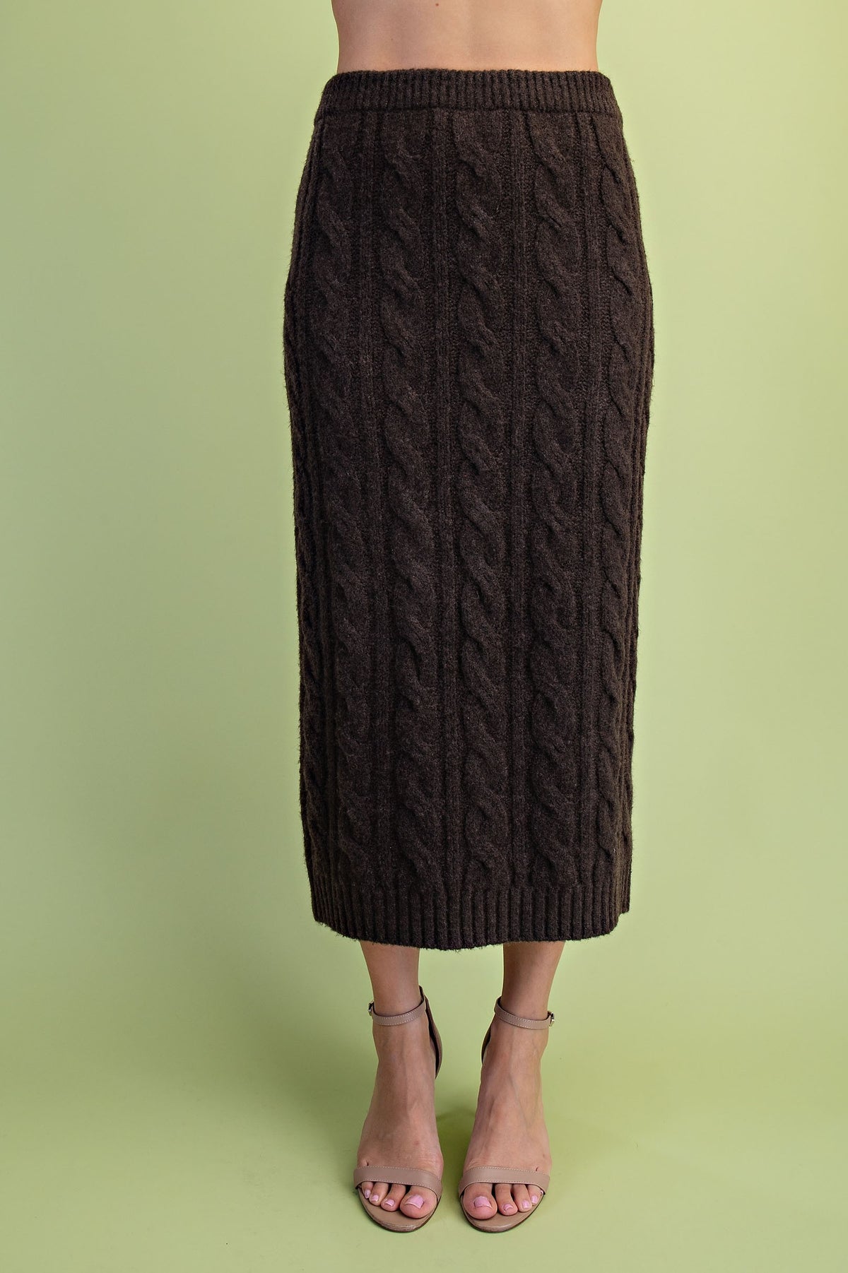 Gigio's Cable-knit Midi Skirt