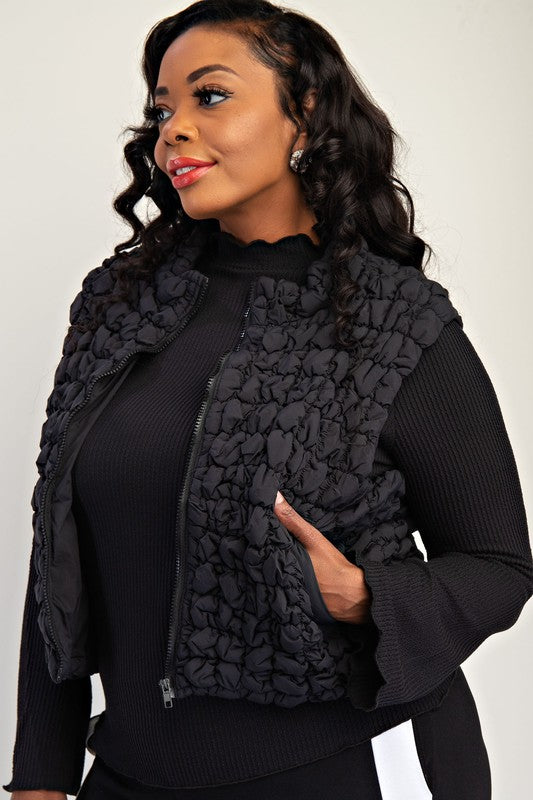 Plus Size Chic Comfort Vest