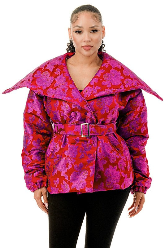 Plus Size Blooming Glam Jacket