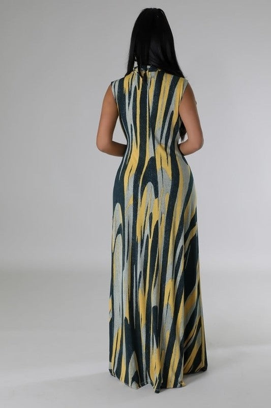 Women's Effortless Elegance Stretch Maxi Dress