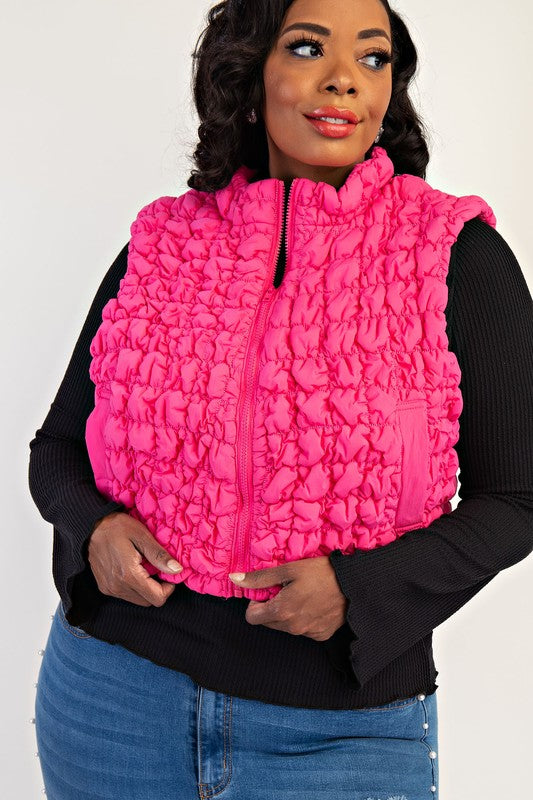 Plus Size Chic Comfort Vest