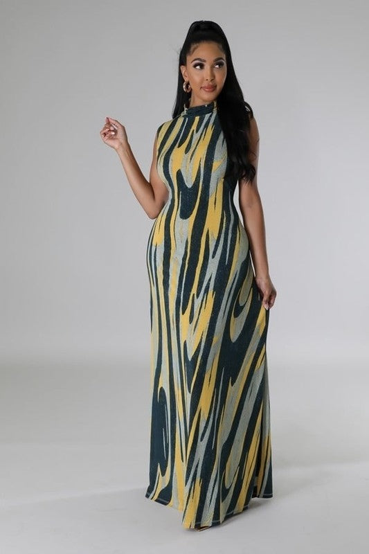 Women's Effortless Elegance Stretch Maxi Dress