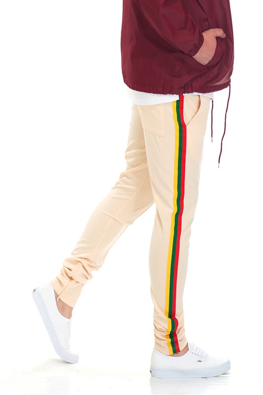 Men's Rasta Taped Track Pants