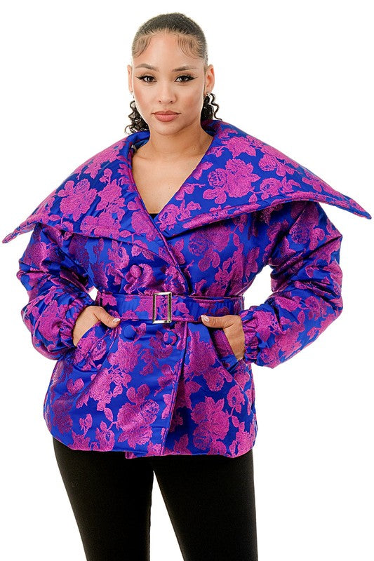 Plus Size Blooming Glam Jacket