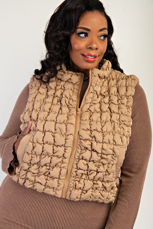 Plus Size Chic Comfort Vest