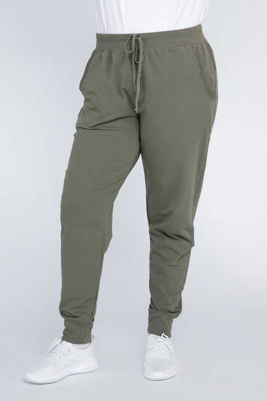 Plus-Size Jogger Pants