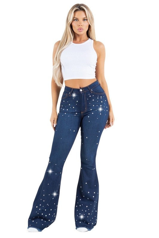 Women's Vegas Glam Bell Bottom Pants