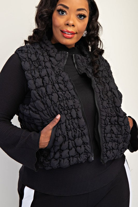 Plus Size Chic Comfort Vest