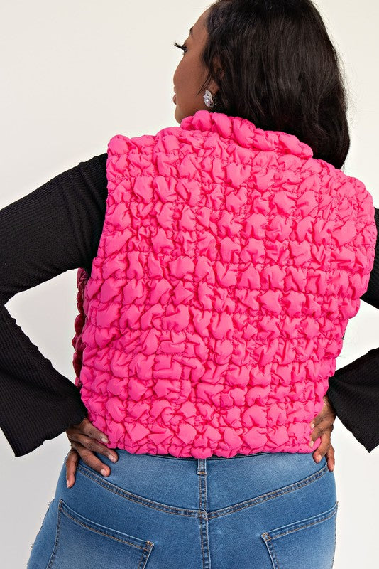 Plus Size Chic Comfort Vest