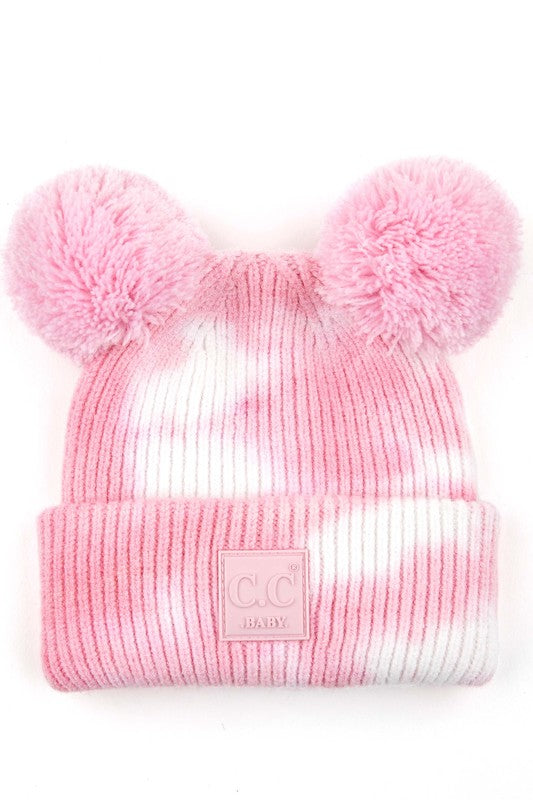 CC Kids Pom Pom Tie-Dye Beanie