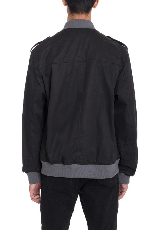 Men's Cotton Casual Bomber Jacket