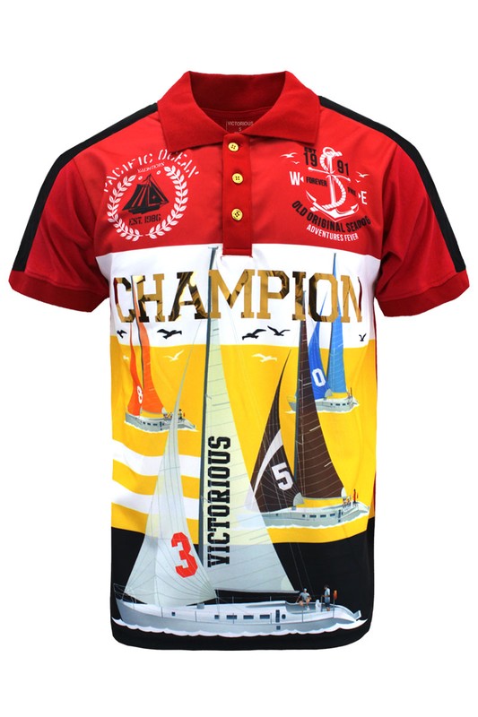 Men's Sailing Polo Shirts