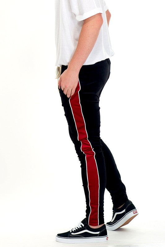 Men's Velour Track Jogger Pants