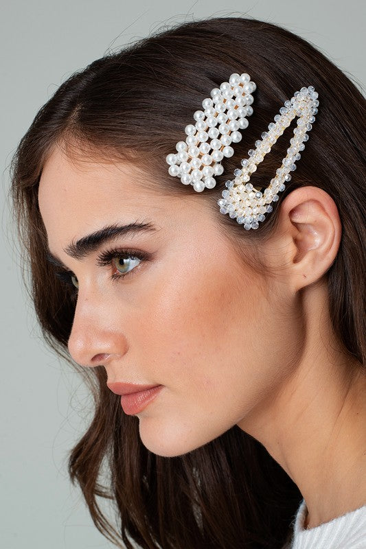 Pearl Decorated Hair Pin