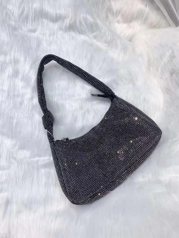 Rhinestone Simple Shoulder Purse