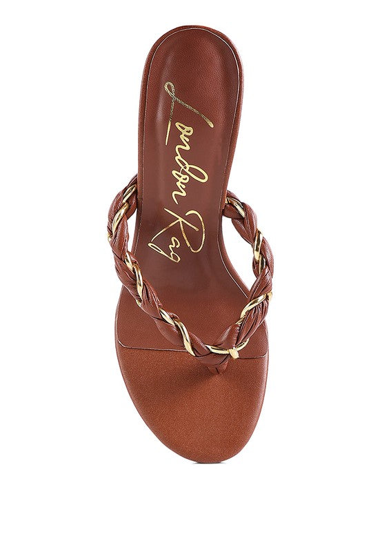 Talbots Cece Braided Thong Sandals | Bayshore Shopping Centre