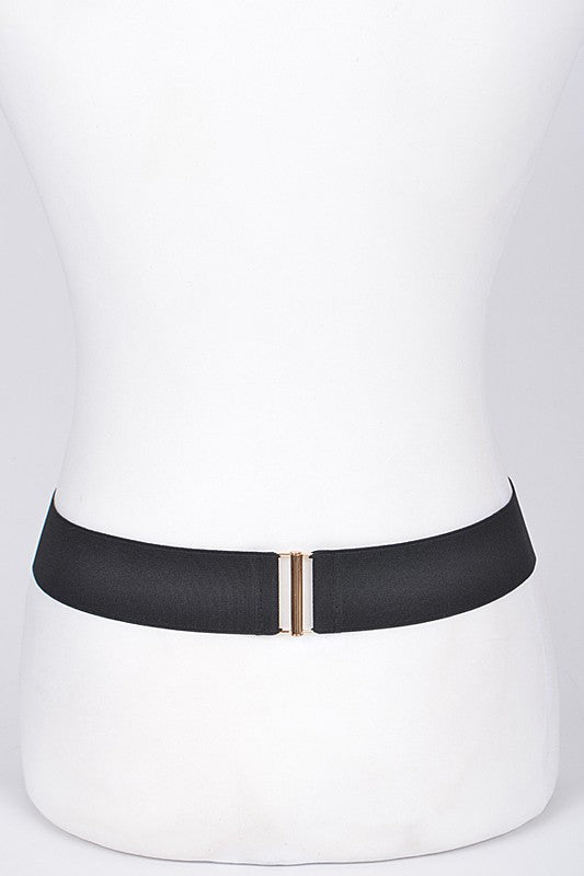 Scale Metal Iconic Elastic Belt