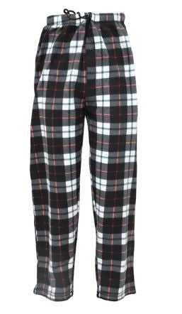 Men s Plaid Fleece Pajama Pants BPosh Beauty Bar Boutique