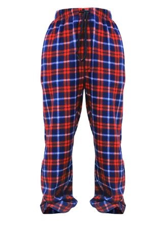 Men's Plaid Fleece Pajama Pants