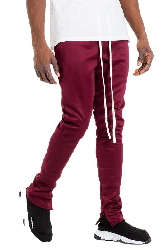 Weiv Men's Solid Color Plain Basic Track Pants