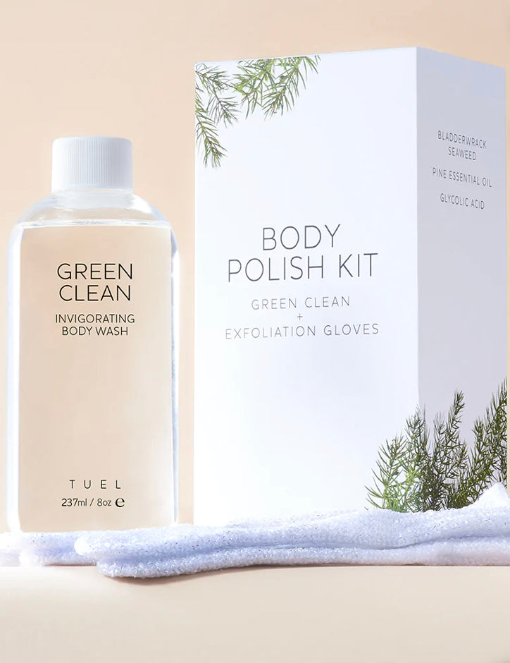 Green Clean Body Polish Exfoliation Kit