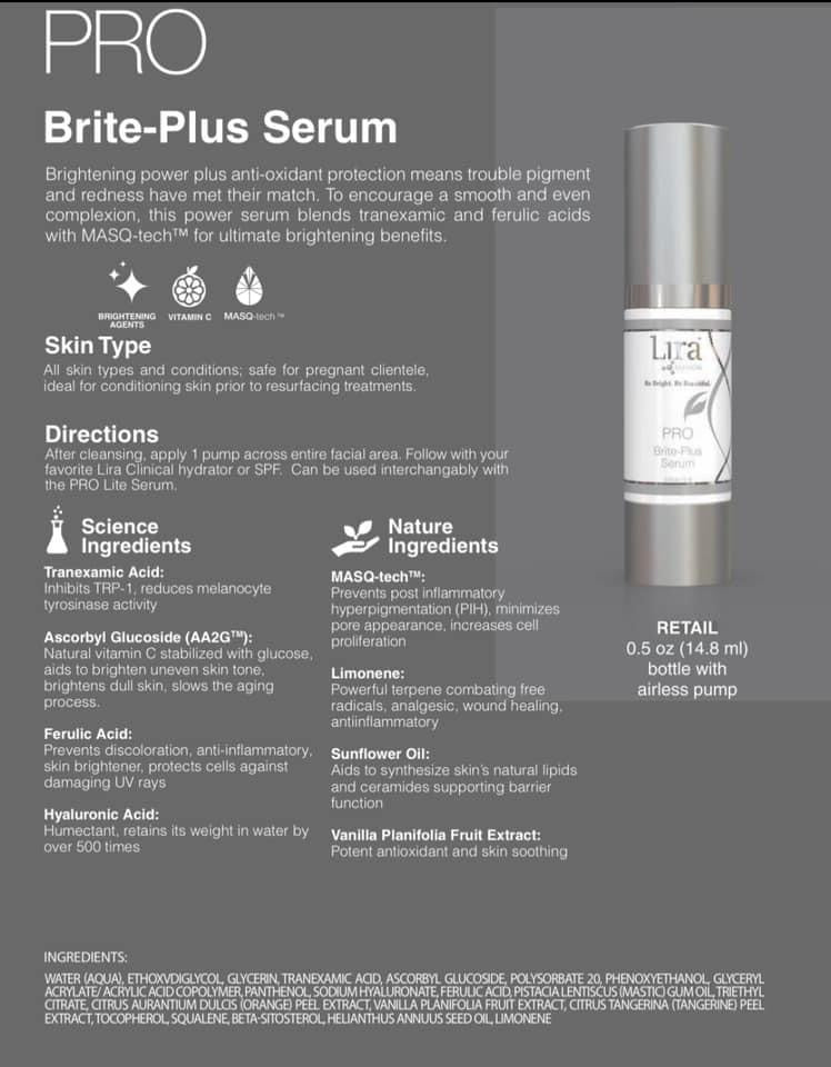 Lira Clinical PRO Brite-Plus Serum